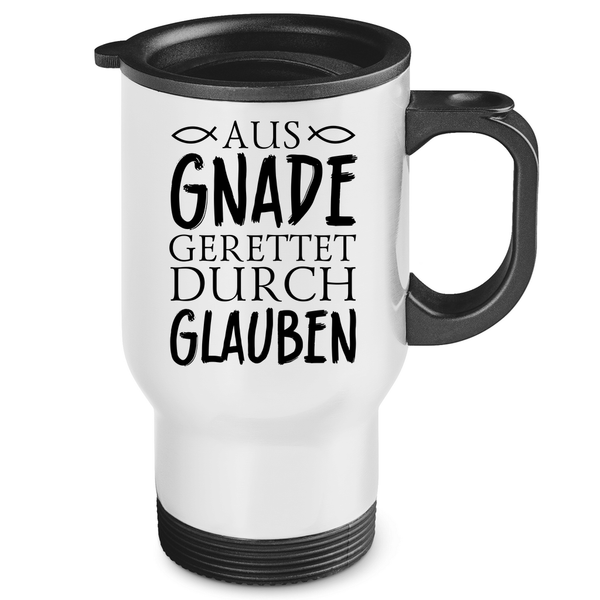 Edelstahl-Thermobecher aus gnade gerettet