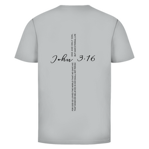 Herren T-Shirt for god so loved the world john 3:16