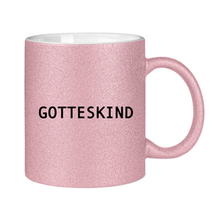 Glitzertasse gotteskind