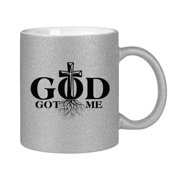 Glitzertasse god got me