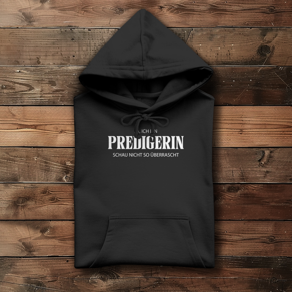 Damen Hoodie ja ich bin predigein