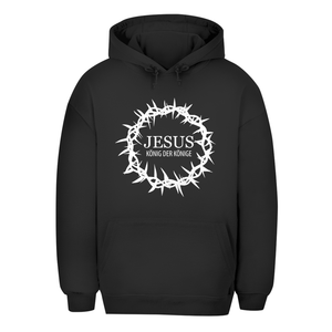 Unisex Oversize Hoodie jesus könig der könige dornenkrone