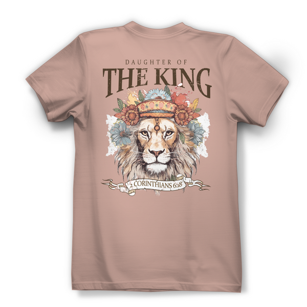 Damen Bio T-Shirt daughter of the king 2 corinthians 6:18