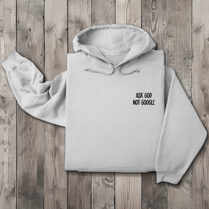 Herren Hoodie ask god not google