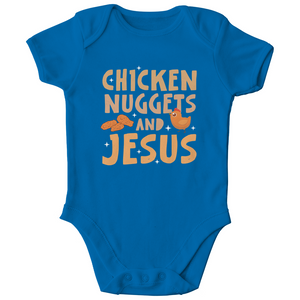 Kinder Bio Body chicken nuggets and jesus