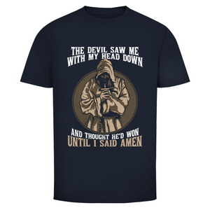 Herren T-Shirt until i said amen