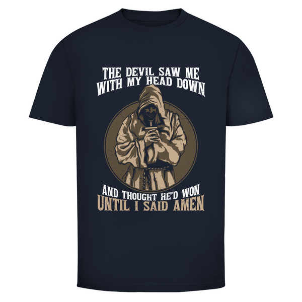 Herren T-Shirt until i said amen