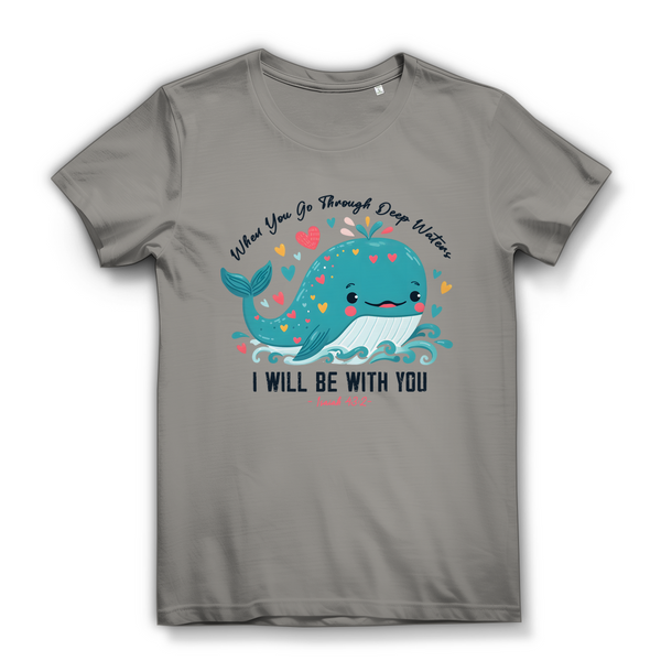 Damen Bio T-Shirt Deep Waters Isaiah 43:2