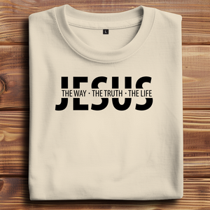 Oversize T-Shirt jesus the way the truth the life