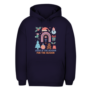 Unisex Oversize Hoodie jesus is the reason for the season