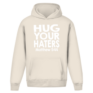 Oversize Hoodie Ohne Kordel hug your haters matthew 5:44