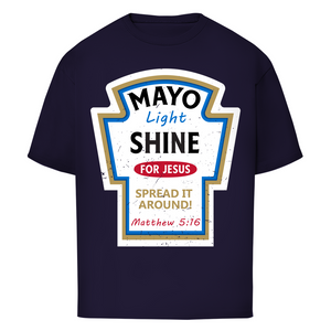 Oversize T-Shirt mayo light shine matthew 5:16