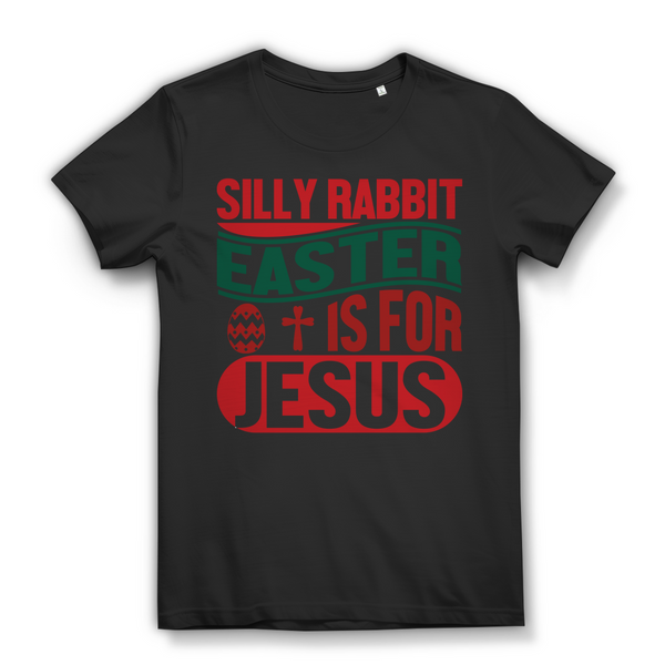 Damen Bio T-Shirt silly rabbit easter is for jesus