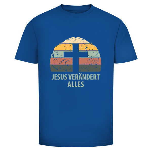 Herren T-Shirt jesus verändert alles