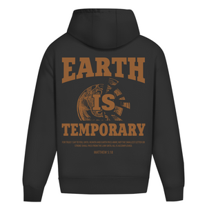 Oversize Hoodie Ohne Kordel earth ist temporary matthew 5:18