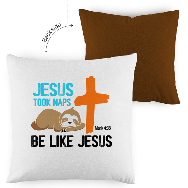 Kopfkissen zweifarbig jesus took naps mark 4:38