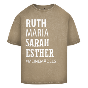 Oversize Washed T-Shirt ruth maria sarah esther