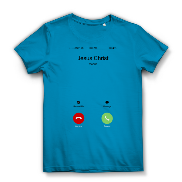 Damen Bio T-Shirt jesus christ is calling