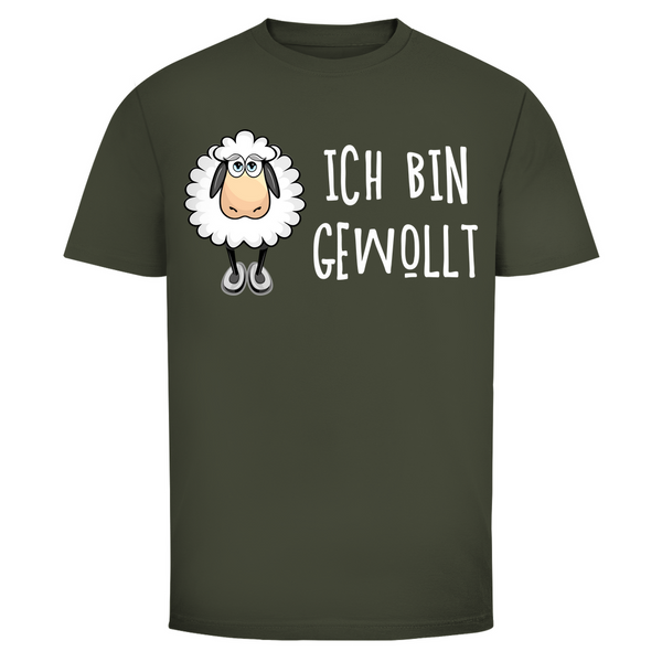 Herren T-Shirt ich bin gewollt