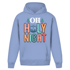 Oversize Hoodie Ohne Kordel oh holy night