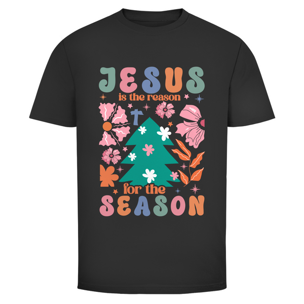 Herren T-Shirt jesus is reason for the season