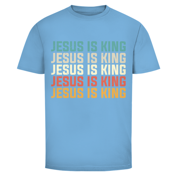 Herren T-Shirt jesus is king vintage