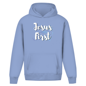 Oversize Hoodie Ohne Kordel jesus first
