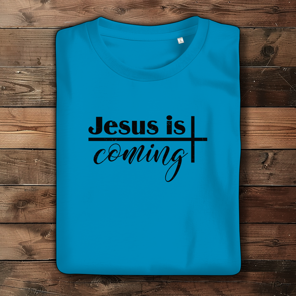 Damen Bio T-Shirt jesus is comig