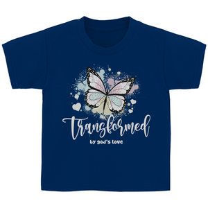 Kinder T-Shirt transformed by gods love