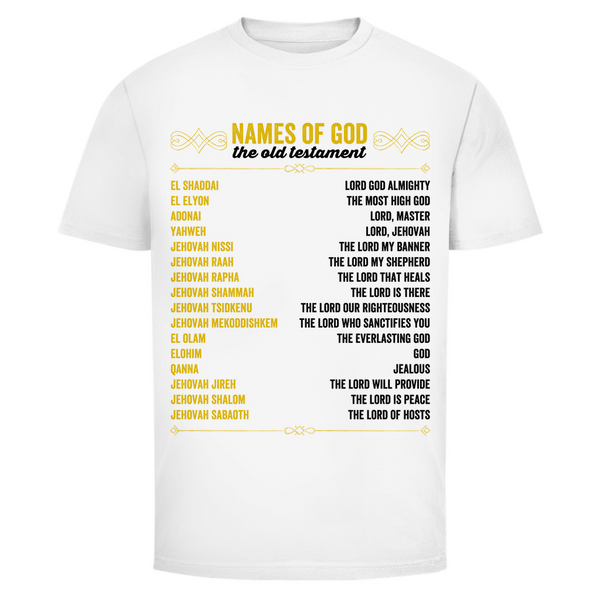 Herren T-Shirt names of god