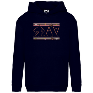 Kinder Hoodie god is greater