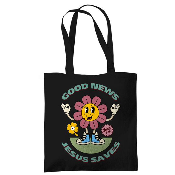 Tragetasche good news jesus saves