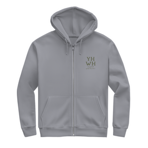 Herren Zipper Hoodie yhwh every breath speakt his name