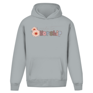 Oversize Hoodie Ohne Kordel made to worship
