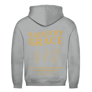 Herren Hoodie saved by grace ehpesians 2:8-9