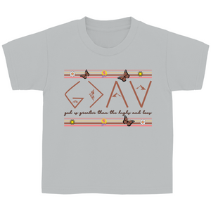 Kinder T-Shirt god is greater