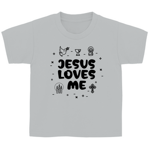 Kinder T-Shirt jesus loves me