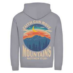 Zipper Hoodie faith can move mountains matthew 17:20