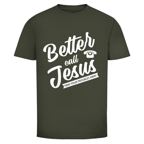 Herren T-Shirt better call jesus