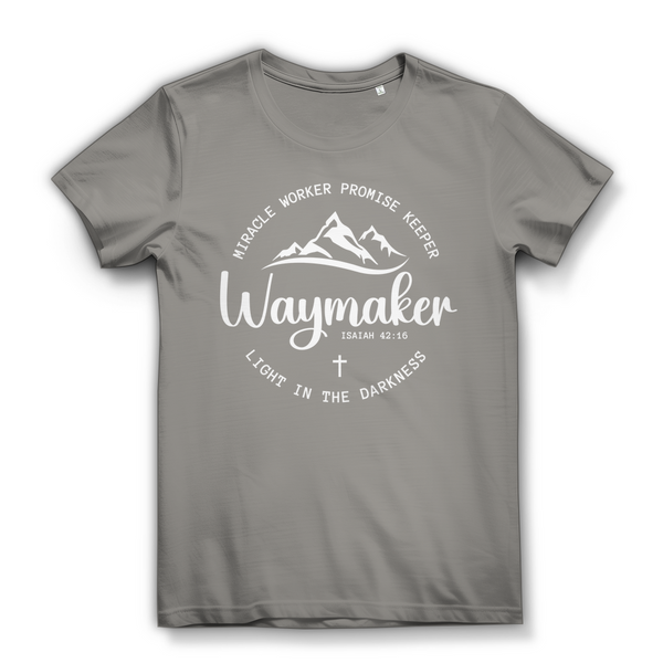 Damen Bio T-Shirt waymaker isaiah 42:16