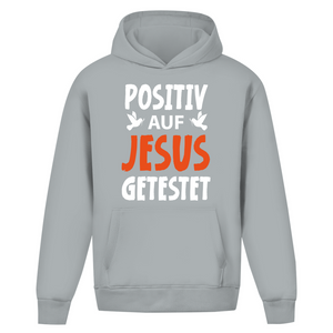 Oversize Hoodie Ohne Kordel positiv auf jesus getestet