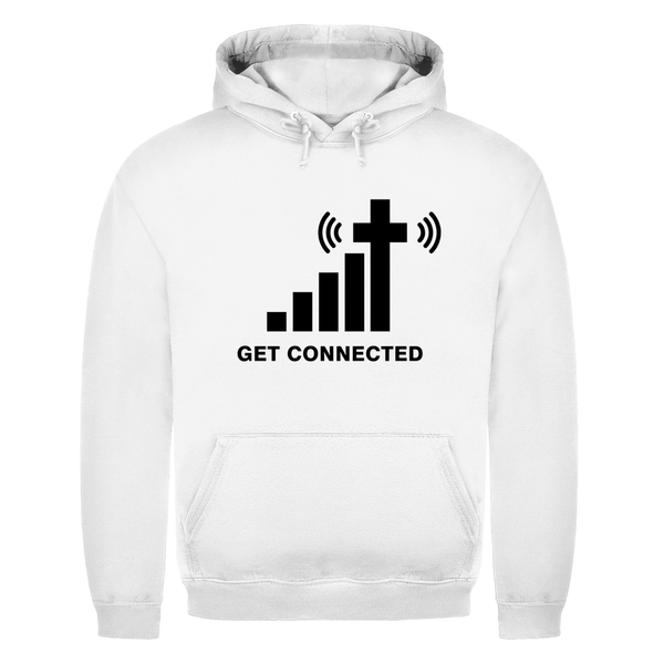 Herren Hoodie get connected