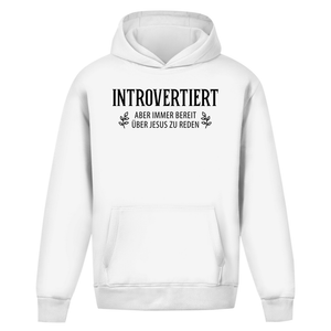 Oversize Hoodie Ohne Kordel introvertiert