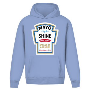 Oversize Hoodie Ohne Kordel mayo light shine matthew 5:16