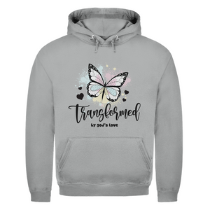 Herren Hoodie transformed by gods love