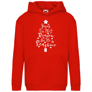 Kinder Hoodie jesus is the reason tannenbaum