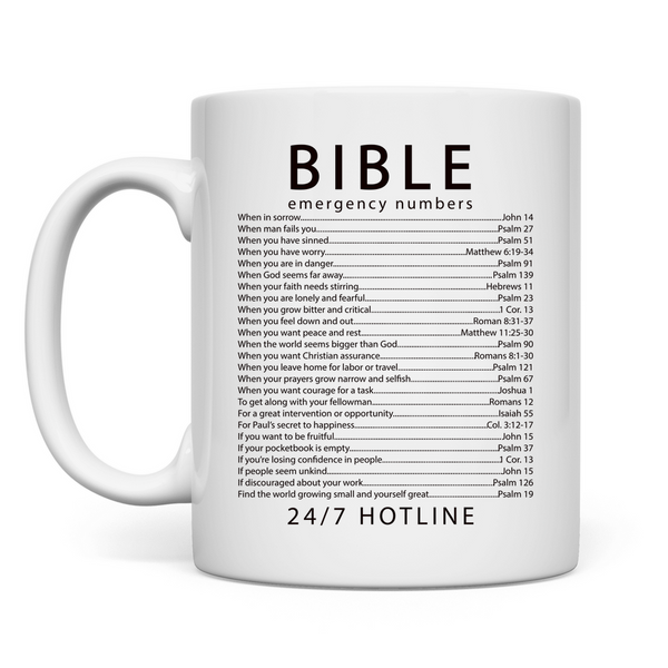 Tasse bible emegrency numbers