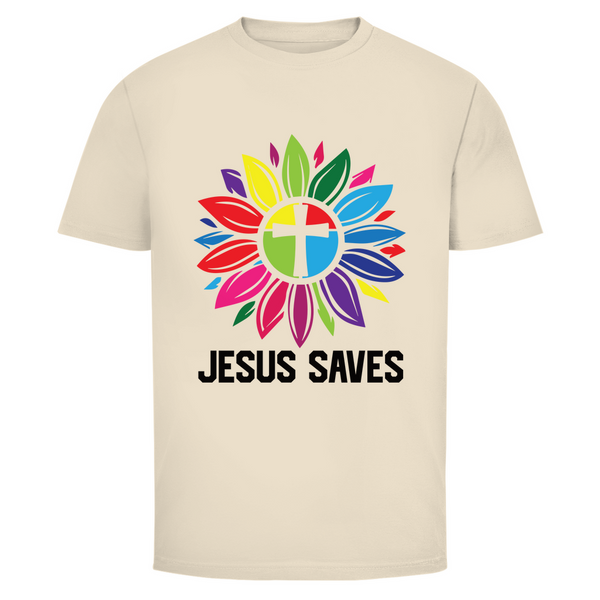 Herren T-Shirt jesus saves