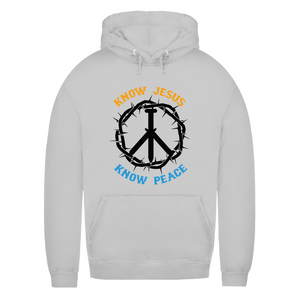 Damen Hoodie know jesus know peace