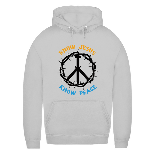 Damen Hoodie know jesus know peace